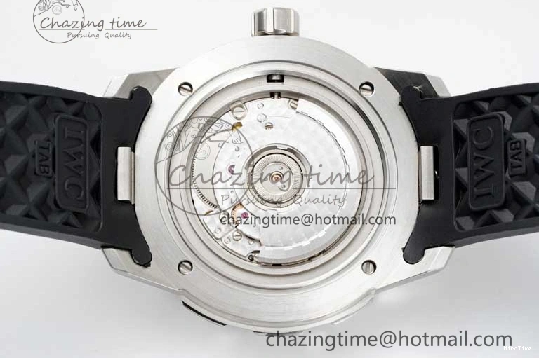 MIROTIME 0131 Aquatimer Automatic SS RSF 1:1 Best Edition White Orange Dial on Black Rubber Strap A Supportive 7069